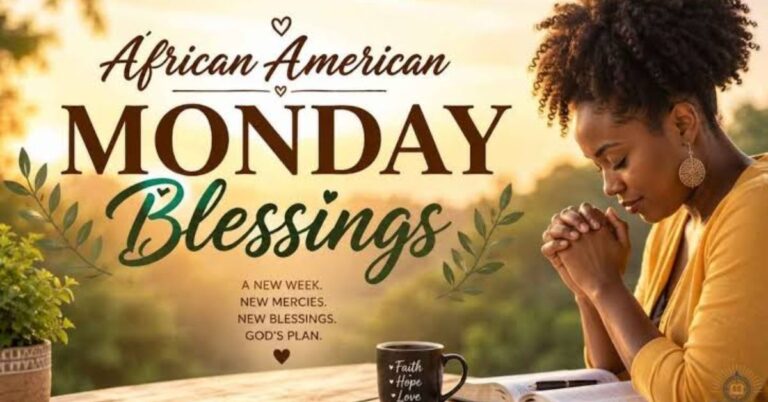 African American Monday Blessings